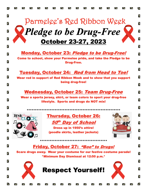 Red Ribbon Week Parmelee Avenue Elementary and Dual Language School