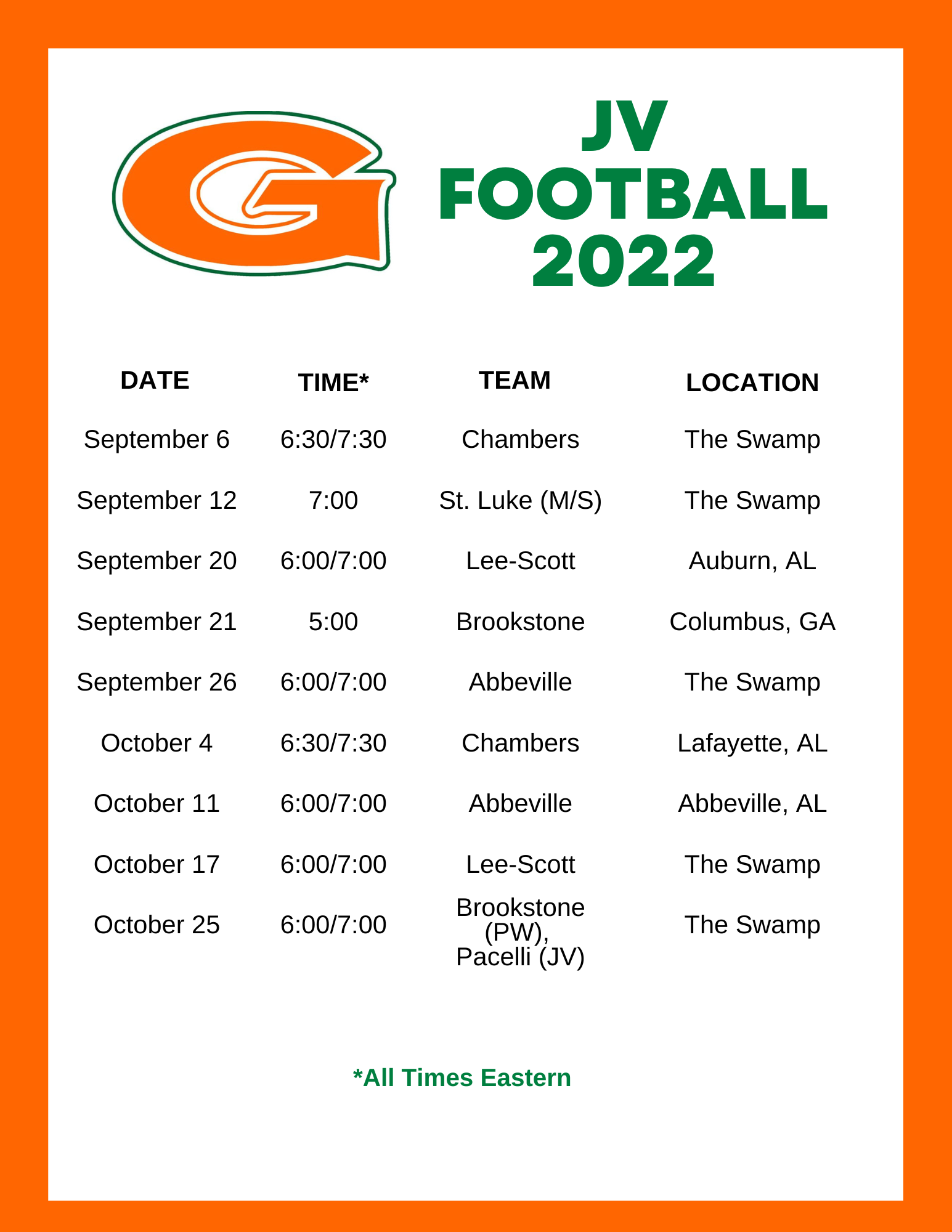 JV Football - Athletic Teams - Glenwood School JV Football - Athletic Teams - Glenwood School