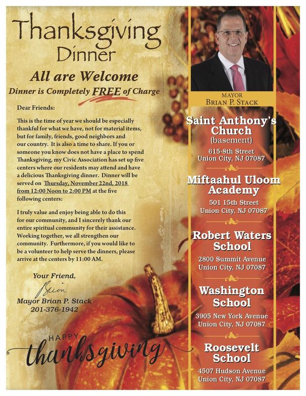 Thanksgiving Dinner flyer and invitation