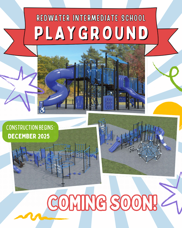 Redwater Intermediate School Playground Announcement