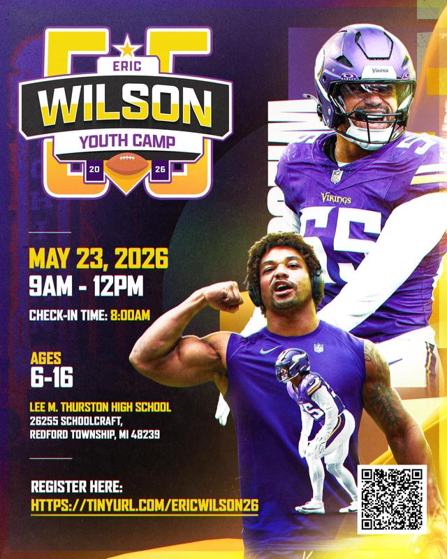Eric Wilson Youth Football Camp