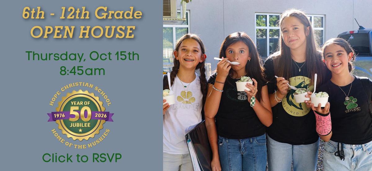 Middle & High School Open House