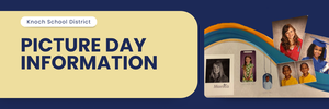 header with school photo items and the title picture day information