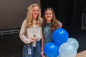 Memorial High School Teacher as Mrs. Baird's Teacher on the Rise Recipient