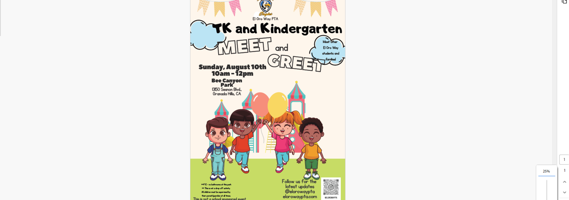 PTA meet and greet