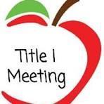 ANNUAL TITLE I MEETING (VIRTUAL MEETING)