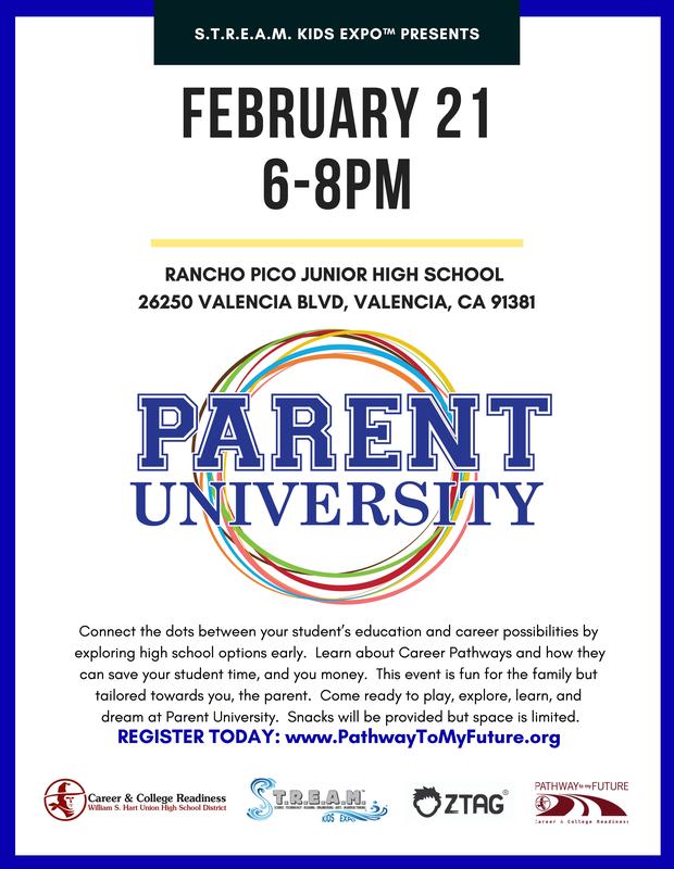 Parent University Flyer