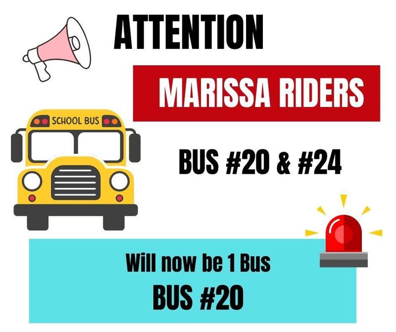 ATTENTION - NEW Bus Route for Bus #20 - Marissa Featured Photo