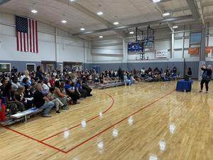 Wildcat Mentors gather for the opening of the kickoff event