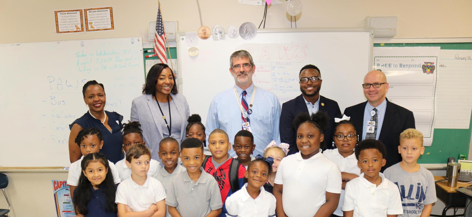 group of students and educators