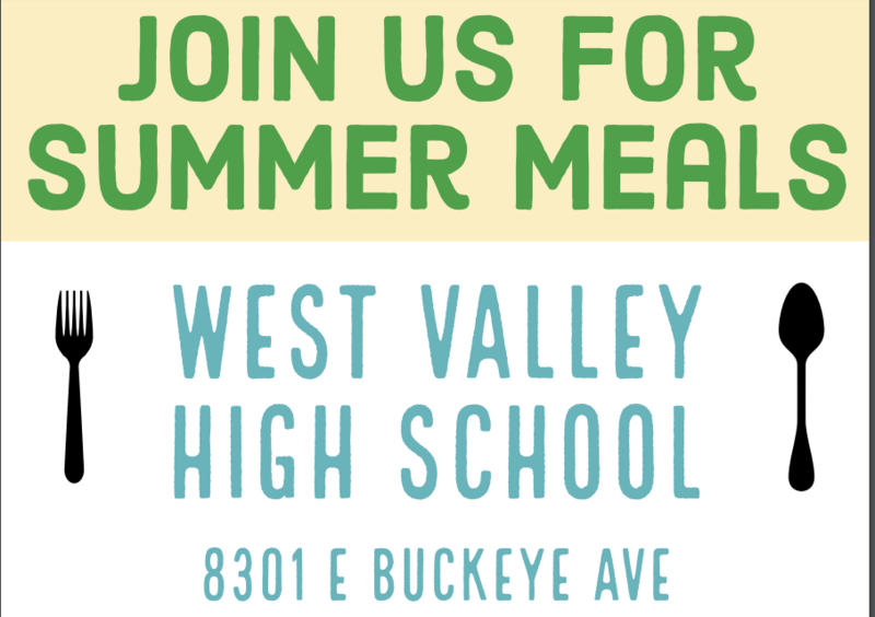 summer meals flyer