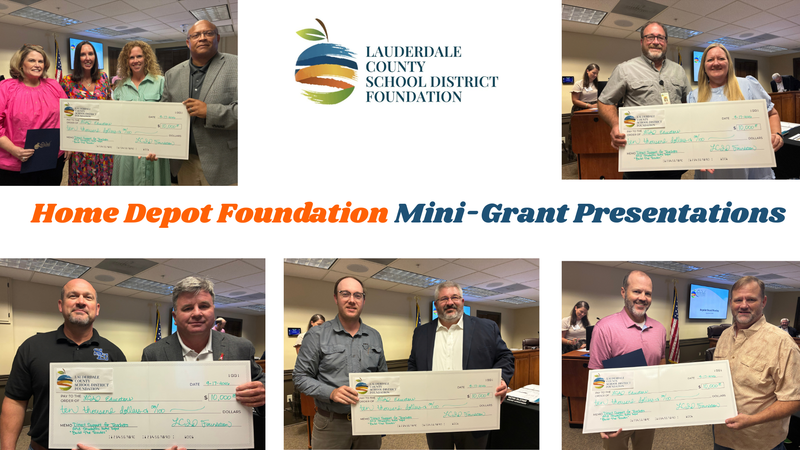 LCSD Foundation Home Depot Foundation Grant Presentations