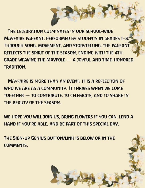 Please join us for Mayfaire