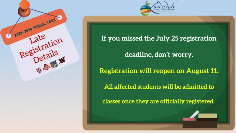LCSD Late Registration Details