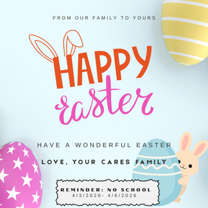 post saying happy easter