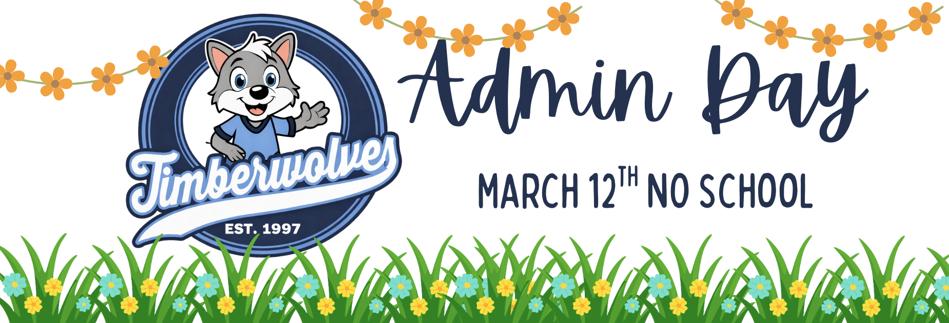 NO School March 12th