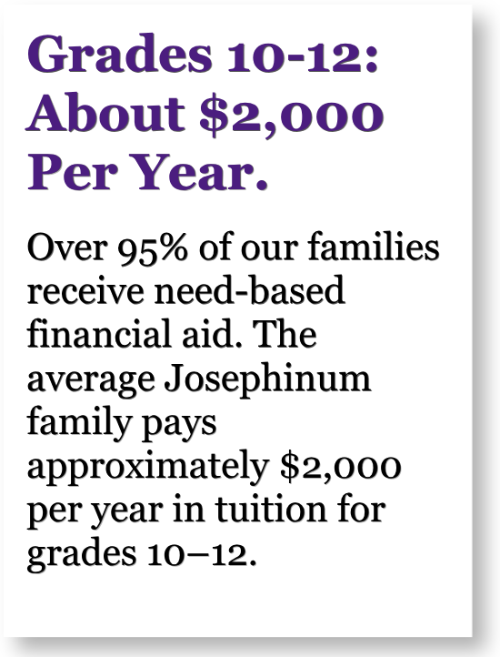 2 reason why josephinum is great