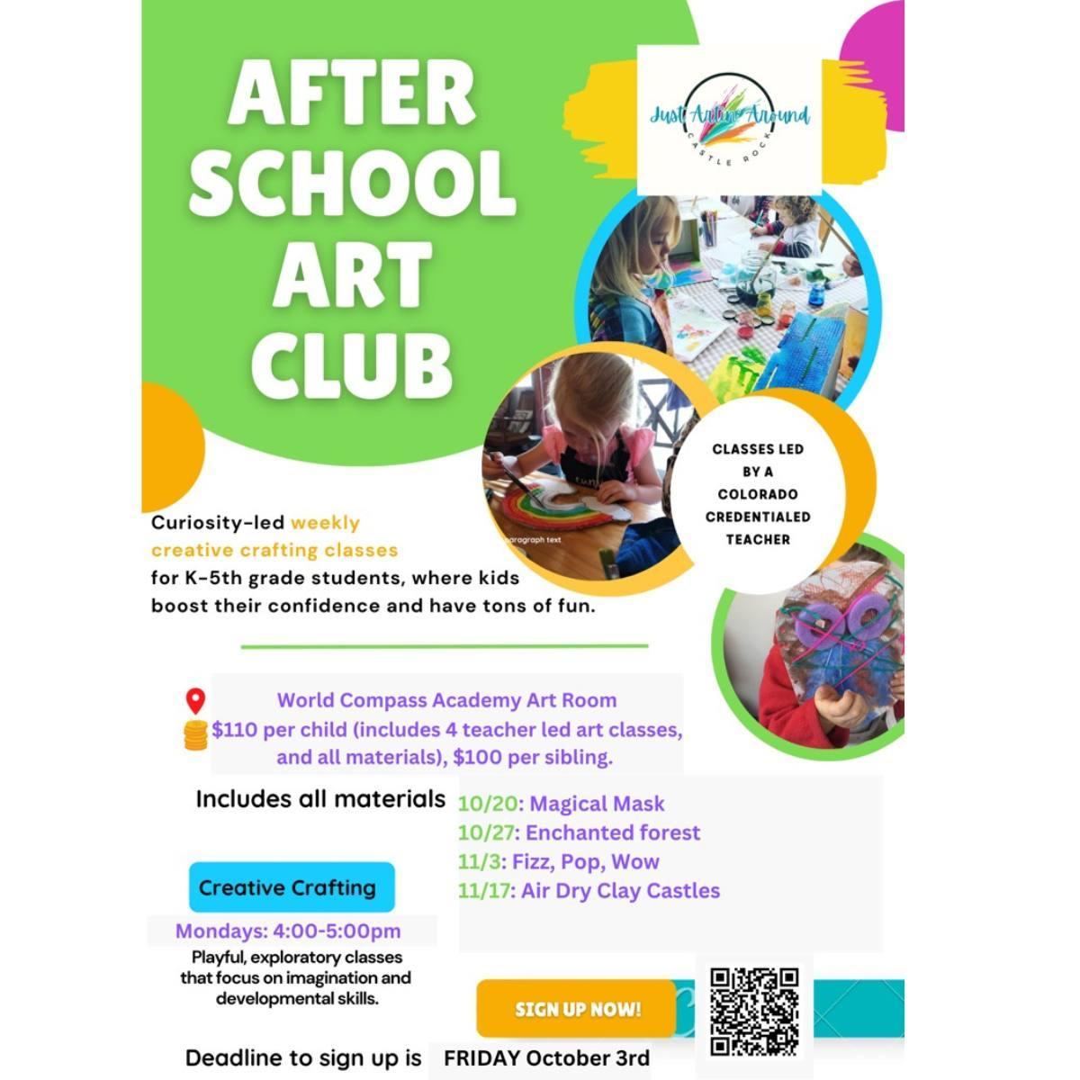 Just Artin Around Art Club