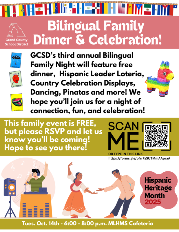 Join us for Hispanic Heritage Bilingual Family Night! Featured Photo