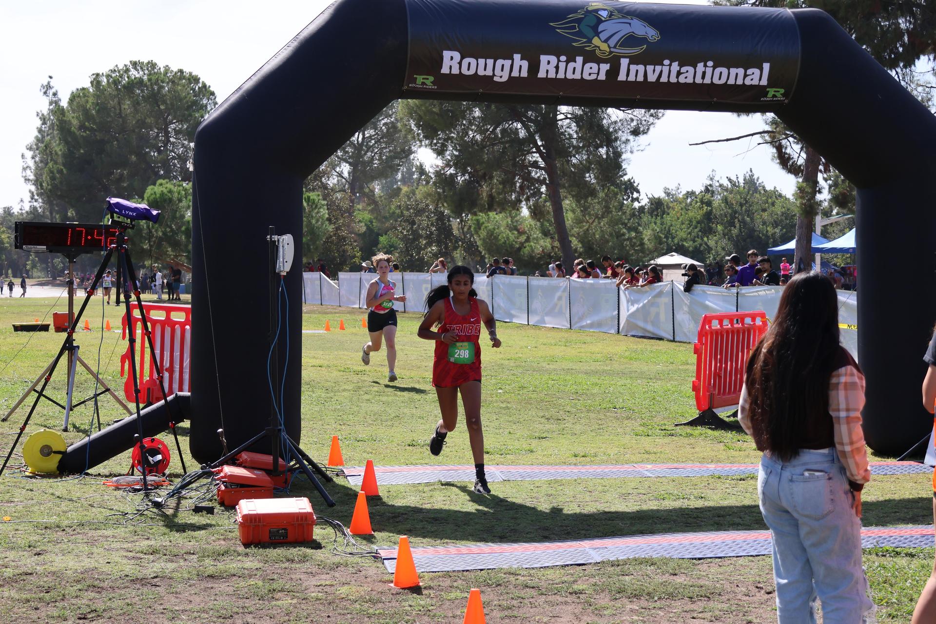 cross country runners in action