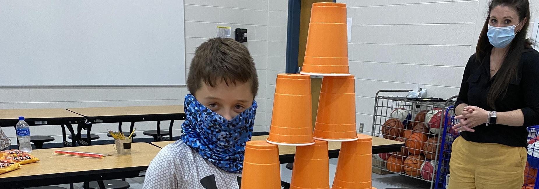 Tinker Together Cup Pyramids