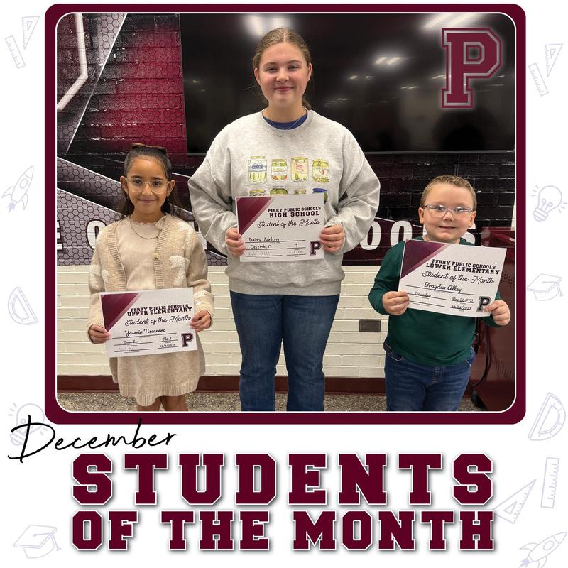perry students of month december 2025