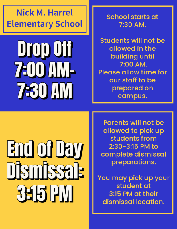 Drop off and dismissal