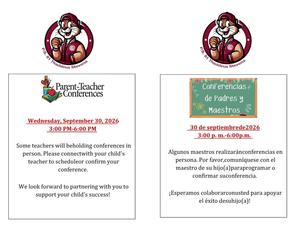 P.S. 81 Parent Teacher Conference flyer