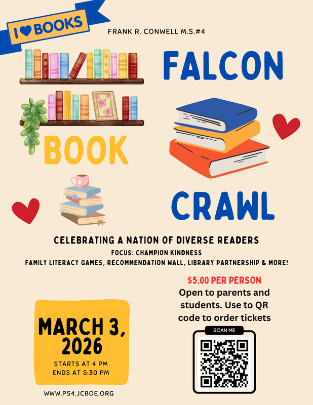 Join us at our annual Falcon Book Crawl