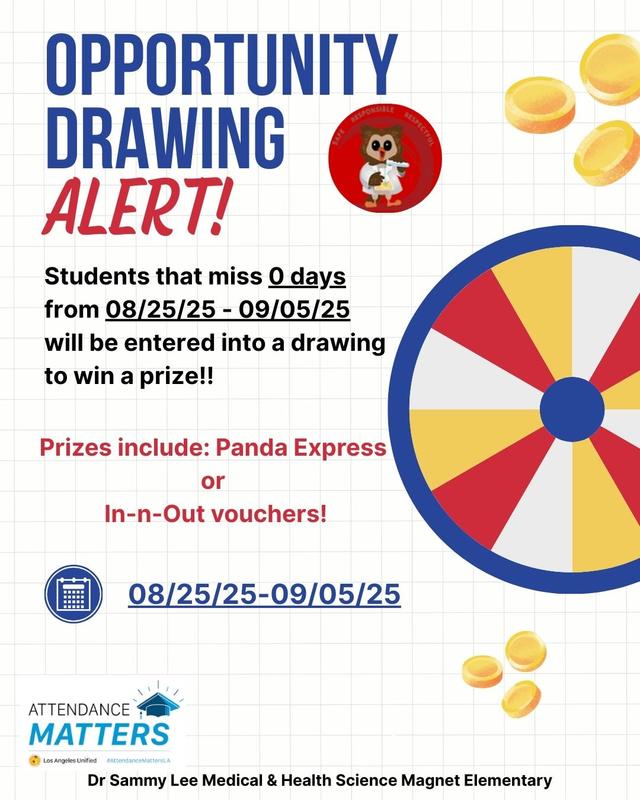 Opportunity Drawing Alert Featured Photo