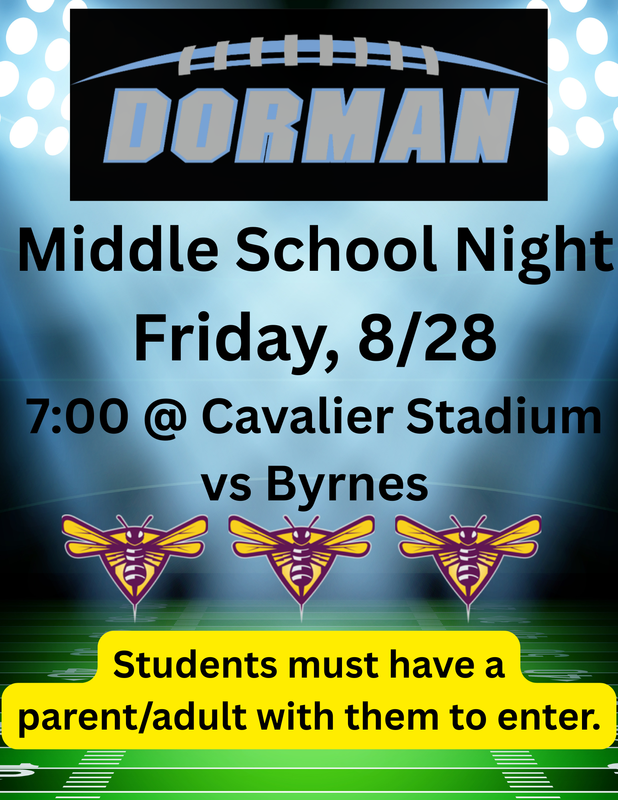 Middle School Night at Cavalier Stadium Featured Photo