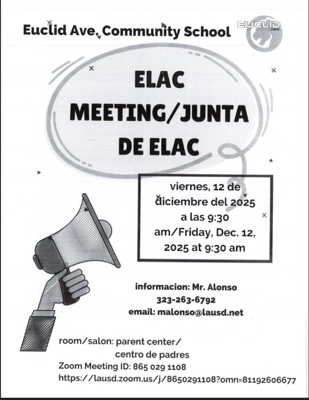 ELAC Meeting