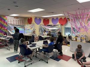 Students in Ms Agee’s 6th grade ELA class celebrated finishing their novel study by escaping from Camazotz!