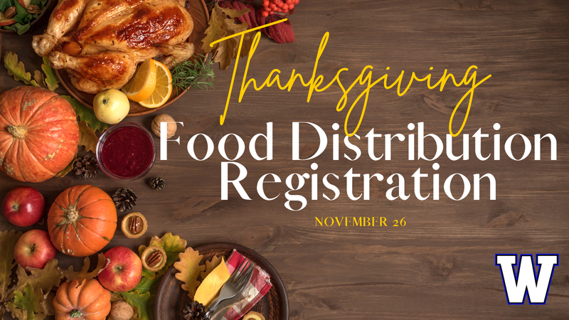 Thanksgiving Food Distribution Graphic