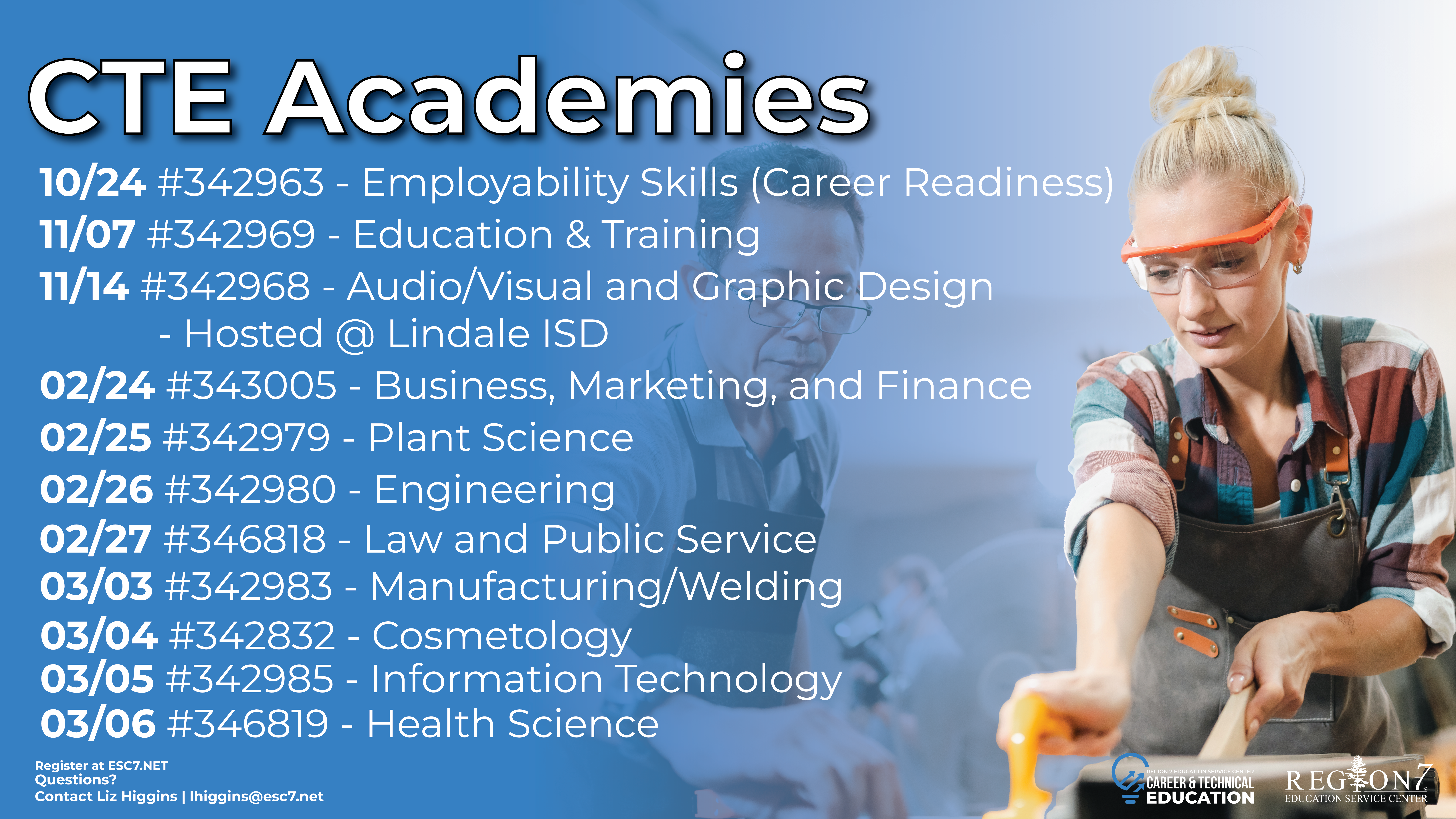 Career and Technical Education - Federal Programs - ESC Region 7