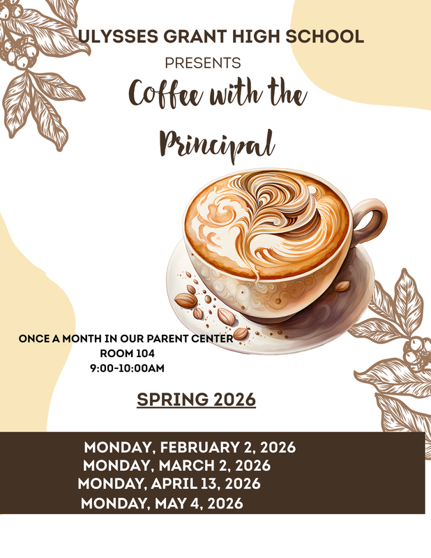 Coffee with the Principal, Monday, April 13, 2026 @ 9 AM Featured Photo