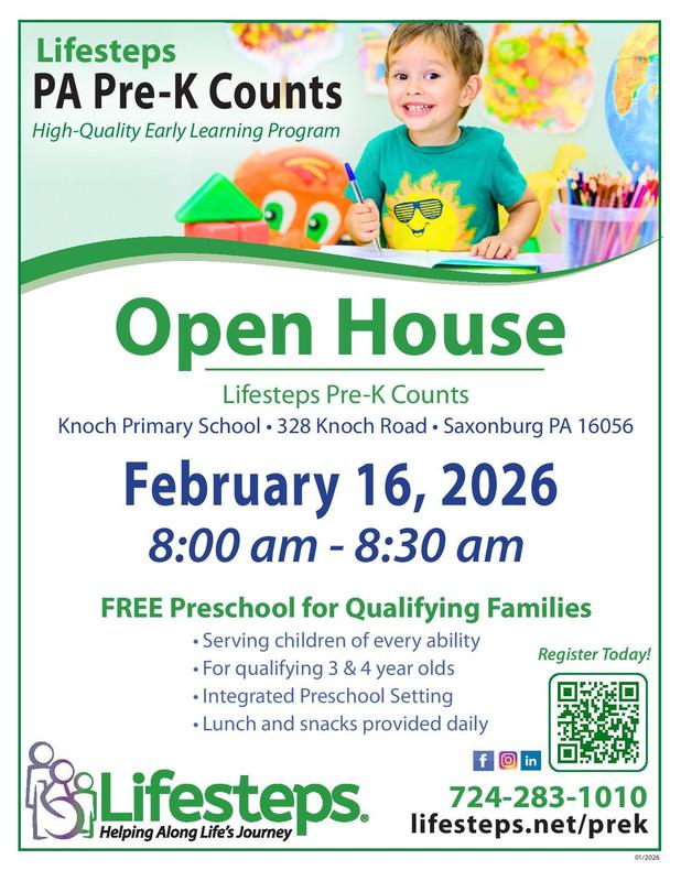 flyer for open house from Lifesteps