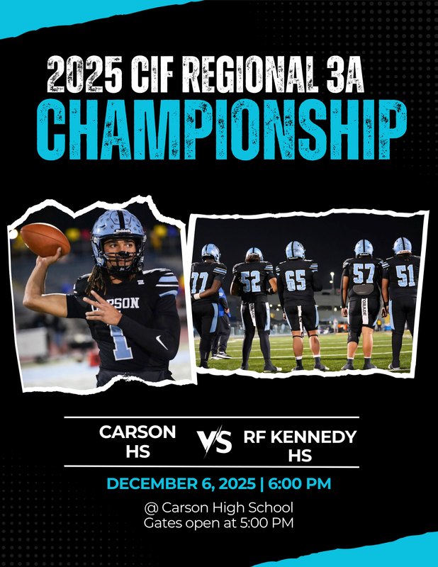 Carson Football State Playoff Game