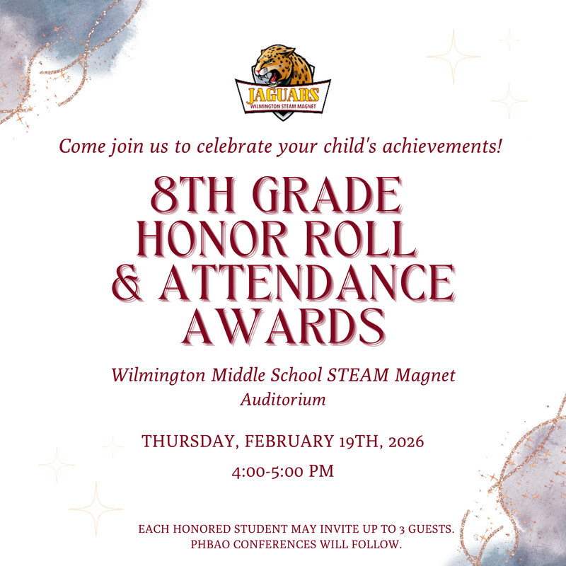 8th Grade Honor Roll Ceremony
