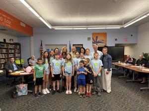 elementary students who are members of the schools kindness kouncil