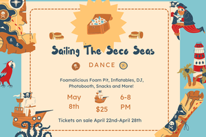 Our dance will feature Foamalicious Foam Pit, Inflatables, DJ, Photobooth, Snacks, and more! Tickets are on sale from now until April 28th. Tickets can be purchased at the ASB Window (cash, card, check, and Apple/Google Pay) or online on the ASB Webstore.   Students are encouraged to wear clothing appropriate for the activities available. Please note that the Foamalicious Foam will get clothing and hair damp.   Sign-ups for chaperones will go out next week.   Please note that students who are on the Loss of Privilege List due to excessive tardies or behavior are not eligible to purchase a ticket.  Tickets are non-transferable, and no refunds are available.