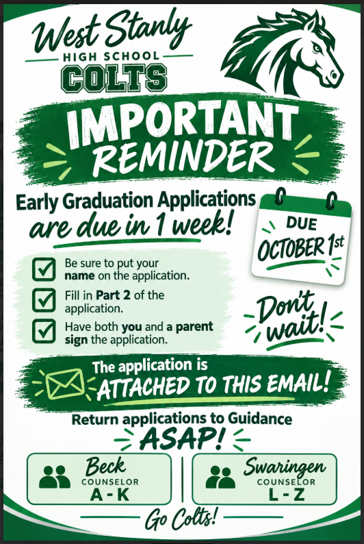 Early Grad Reminder 2026
