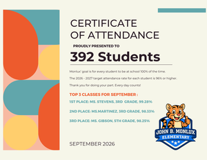September Attendance