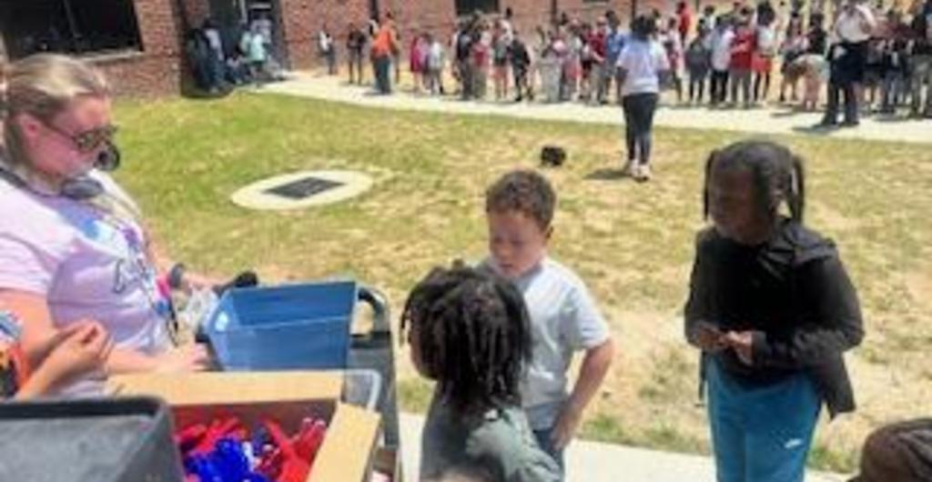 Students at behavior blast