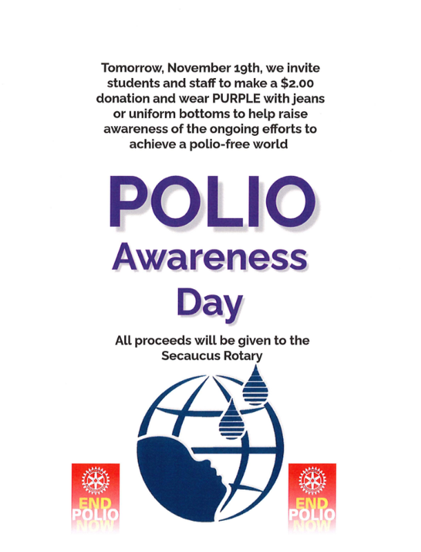 Nov. 19th - Polio Awareness Day