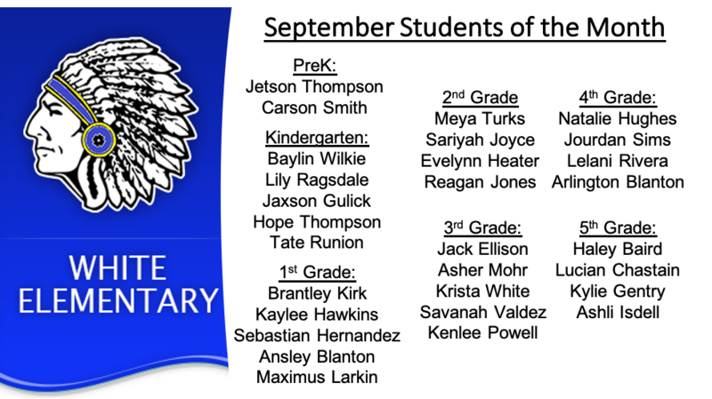 Congratulations to the September Students of the Month! Featured Photo