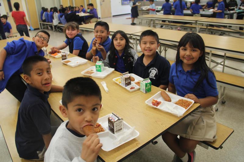Kids in Cafeteria