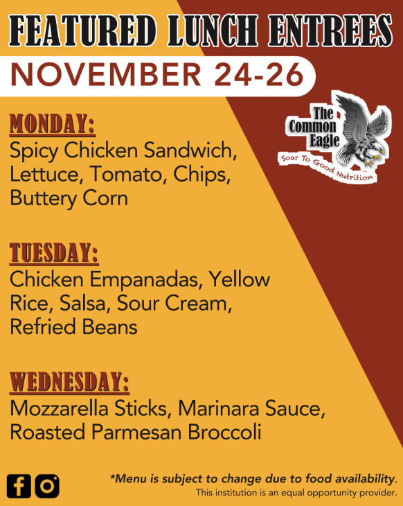 Cafe Menu Thanksgiving Wk