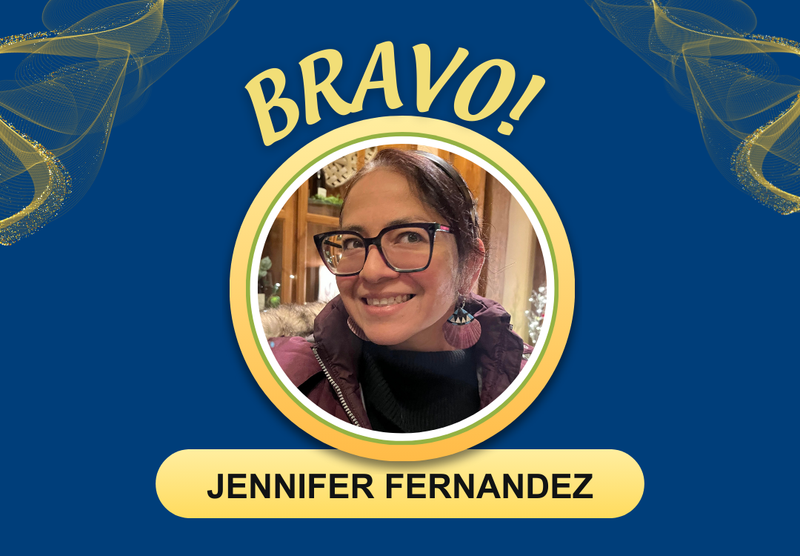 Bravo Award winner Jennifer Fernandez