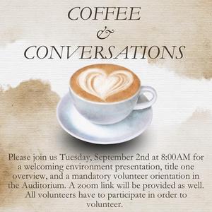 coffee & conversations with the principal 9-2-25